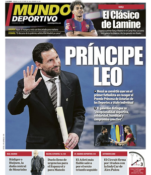 Prima pagina Mundo Deportivo di oggi - Quotidiano sport