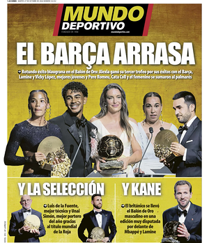 Prima pagina Mundo Deportivo di oggi - Quotidiano sport