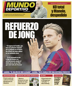 Prima pagina Mundo Deportivo di oggi - Quotidiano sport