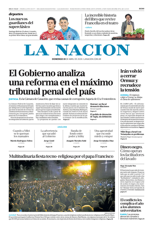 La Nacion prima pagina