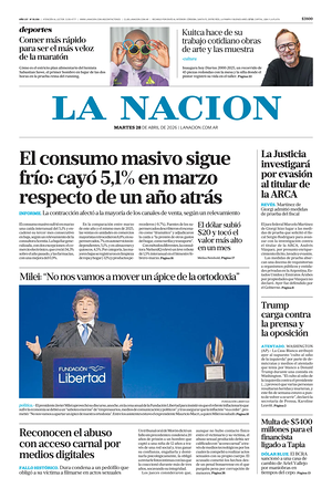 La Nacion prima pagina