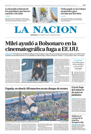 Prima pagina La Nacion di oggi - Quotidiano estero