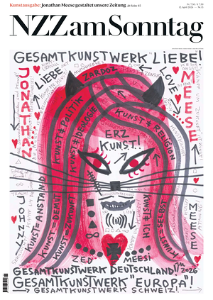 Prima pagina Neue Zürcher Zeitung Sunday di oggi - Quotidiano estero