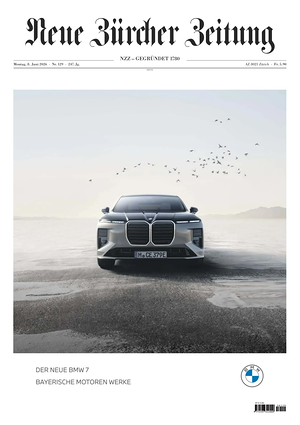 Prima pagina Neue Zürcher Zeitung di oggi - Quotidiano estero