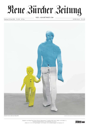 Prima pagina Neue Zürcher Zeitung di oggi - Quotidiano estero