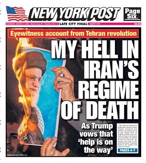 Prima pagina New York Post di oggi - Quotidiano estero