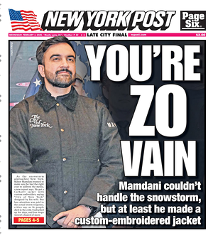 Prima pagina New York Post di oggi - Quotidiano estero