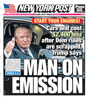 Prima pagina New York Post di oggi - Quotidiano estero