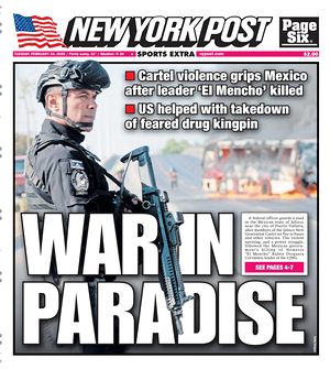 Prima pagina New York Post di oggi - Quotidiano estero