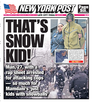 Prima pagina New York Post di oggi - Quotidiano estero
