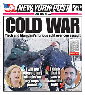 Prima pagina New York Post di oggi - Quotidiano estero