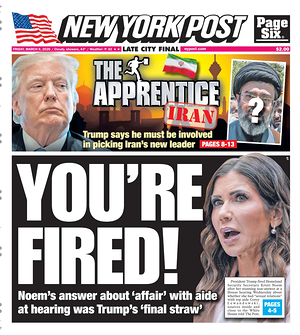 Prima pagina New York Post di oggi - Quotidiano estero