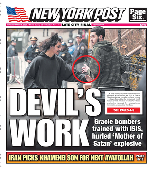 Prima pagina New York Post di oggi - Quotidiano estero