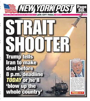 Prima pagina New York Post di oggi - Quotidiano estero