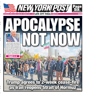 Prima pagina New York Post di oggi - Quotidiano estero