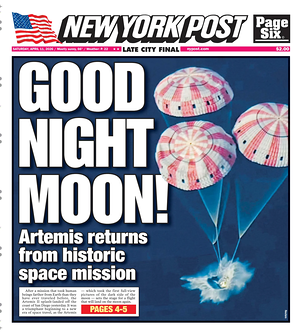 Prima pagina New York Post di oggi - Quotidiano estero