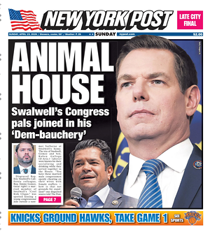 Prima pagina New York Post di oggi - Quotidiano estero