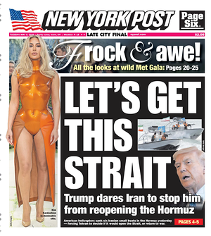 Prima pagina New York Post di oggi - Quotidiano estero