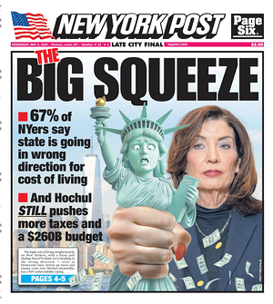 Prima pagina New York Post di oggi - Quotidiano estero