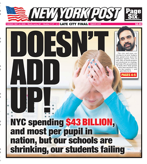 Prima pagina New York Post di oggi - Quotidiano estero