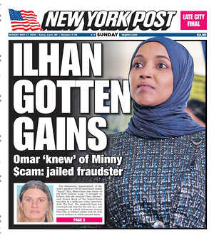 Prima pagina New York Post di oggi - Quotidiano estero