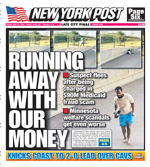 Prima pagina New York Post di oggi - Quotidiano estero