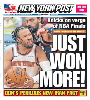 Prima pagina New York Post di oggi - Quotidiano estero