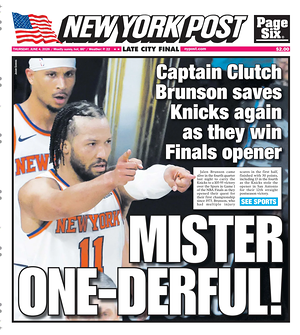 Prima pagina New York Post di oggi - Quotidiano estero