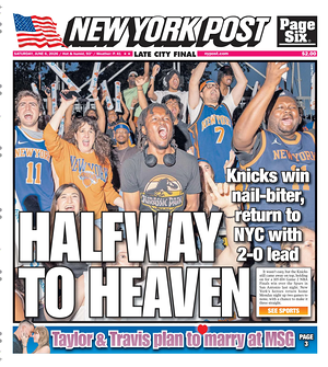 Prima pagina New York Post di oggi - Quotidiano estero