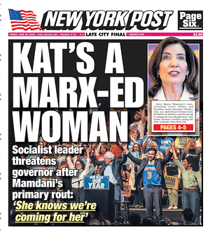 Prima pagina New York Post di oggi - Quotidiano estero