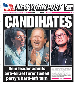 Prima pagina New York Post di oggi - Quotidiano estero