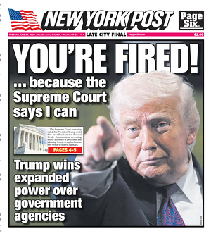 Prima pagina New York Post di oggi - Quotidiano estero