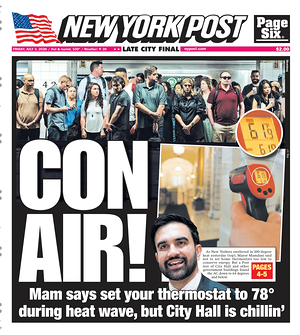 Prima pagina New York Post di oggi - Quotidiano estero