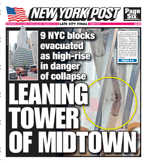 Prima pagina New York Post di oggi - Quotidiano estero