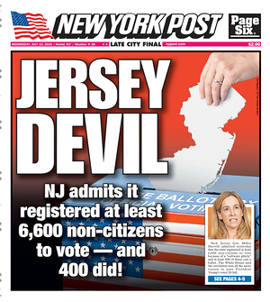 Prima pagina New York Post di oggi - Quotidiano estero