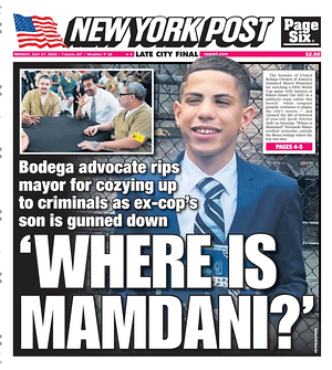 Prima pagina New York Post di oggi - Quotidiano estero
