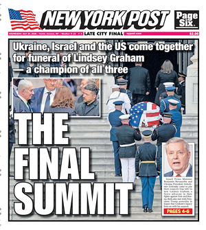 Prima pagina New York Post di oggi - Quotidiano estero