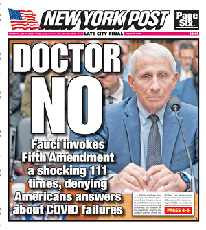 Prima pagina New York Post di oggi - Quotidiano estero