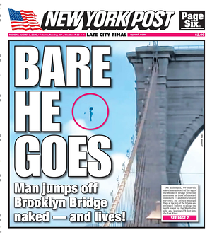 Prima pagina New York Post di oggi - Quotidiano estero