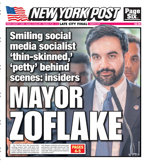Prima pagina New York Post di oggi - Quotidiano estero