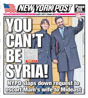 Prima pagina New York Post di oggi - Quotidiano estero