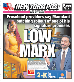 Prima pagina New York Post di oggi - Quotidiano estero