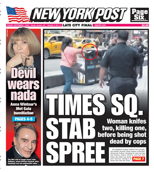 Prima pagina New York Post di oggi - Quotidiano estero