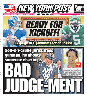 Prima pagina New York Post di oggi - Quotidiano estero