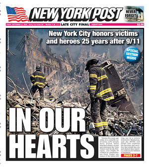 Prima pagina New York Post di oggi - Quotidiano estero