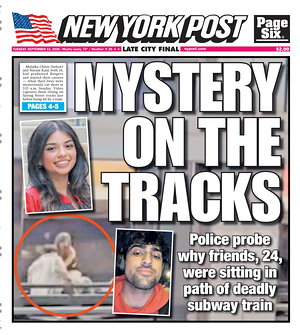 Prima pagina New York Post di oggi - Quotidiano estero