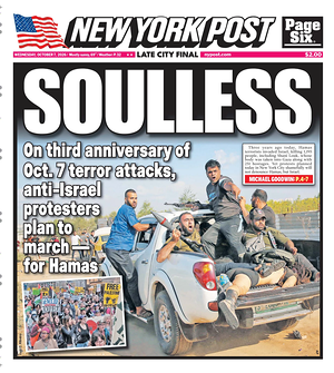 Prima pagina New York Post di oggi - Quotidiano estero