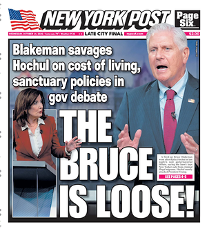 Prima pagina New York Post di oggi - Quotidiano estero