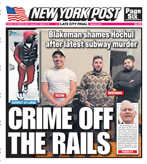 Prima pagina New York Post di oggi - Quotidiano estero
