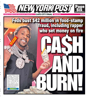 Prima pagina New York Post di oggi - Quotidiano estero